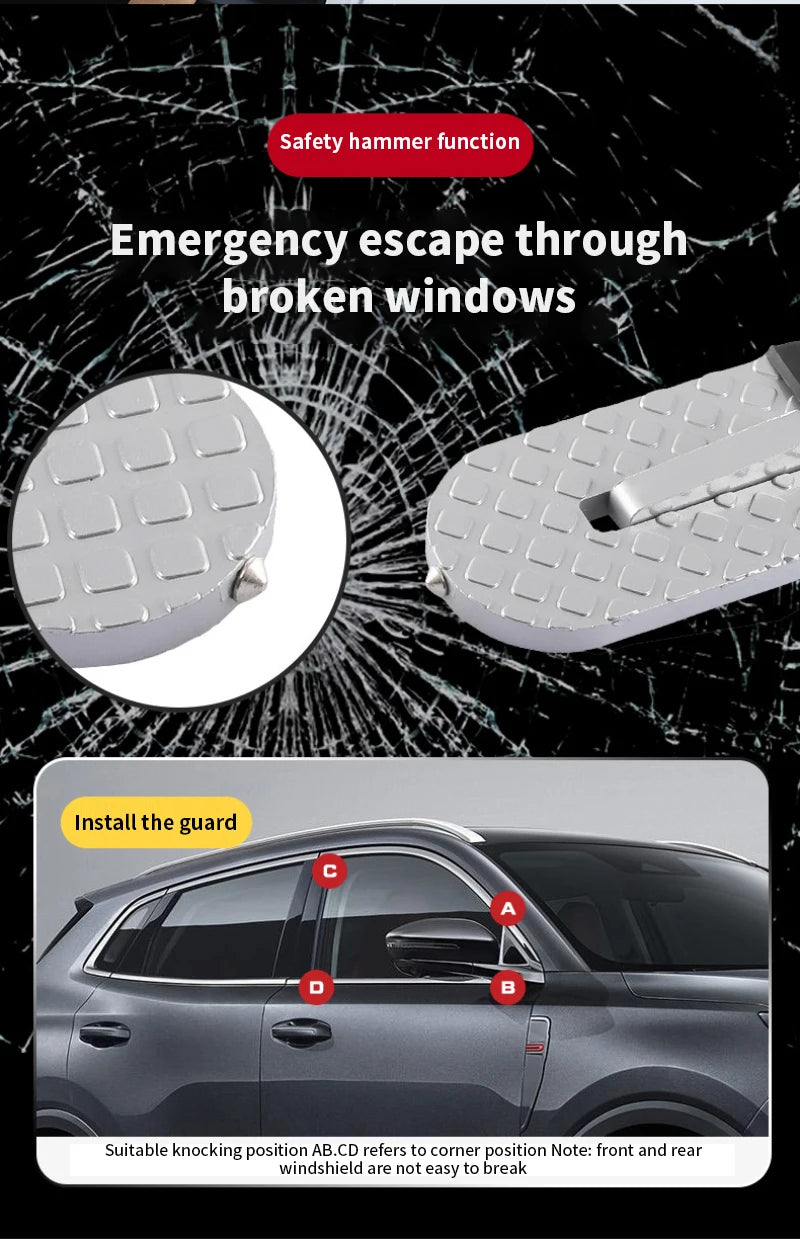 Car Door Step Safety Hammer Universal Auto Roof Rack Step. Designed for Suzuki Jimny but fits all SUV.