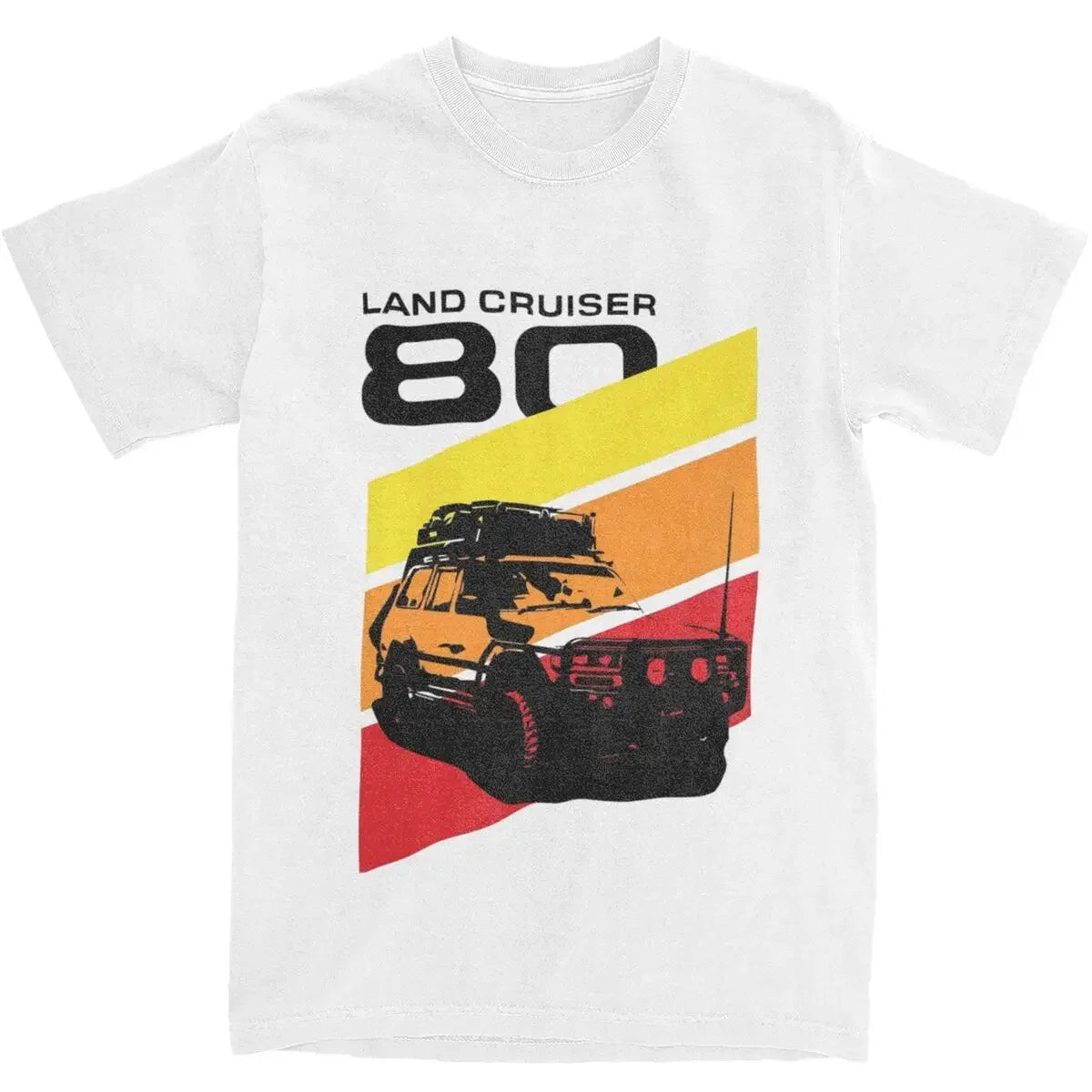 Original Limited Edition Land Cruiser 80 Off Road Tee Shirt Short Sleeve