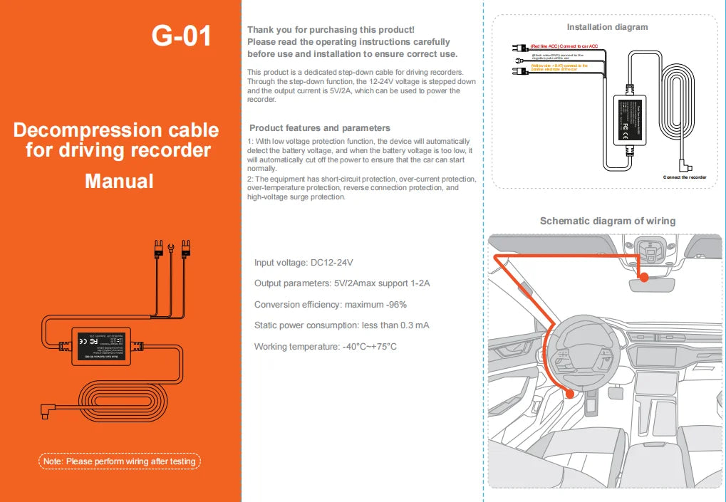 Dash Cam for Cars Car Camera Dash Cam 4K WIFI Camera for Car Front and Rear Dash Camera Black Box 24H Parking Mode Recorder