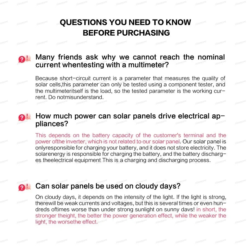200W Solar Panel Kit, Portable Monocrystalline Solar Charger with Controller for Power Bank.