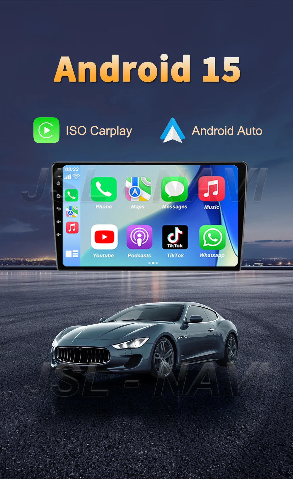 CERTIFIED - Android 15 Car Radio For VW Volkswagen Caravelle 6 T6 2015 - 2020 QLED Screen