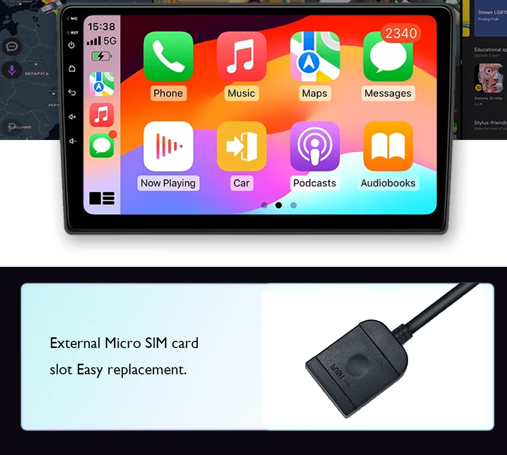 Android 15 Car Radio For VW Volkswagen Caravelle 6 T6 2015 - 2020 4G QLED