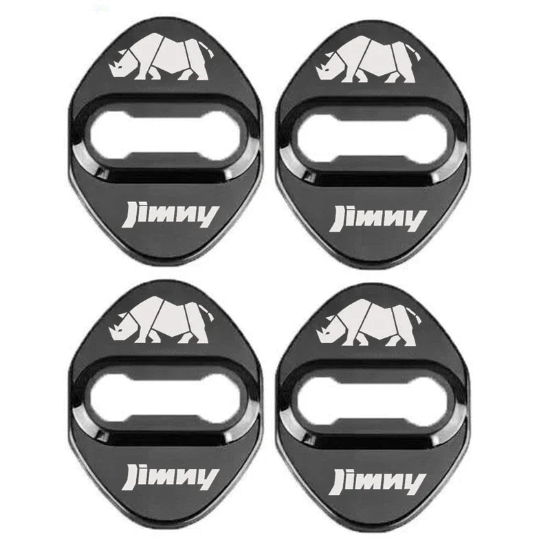 Car Door Lock Anti-rust Cover Badge Decoration for Suzuki Jimny JB64 JB64W JB74 JB74W 2018-2022 Protection Stickers Accessories
