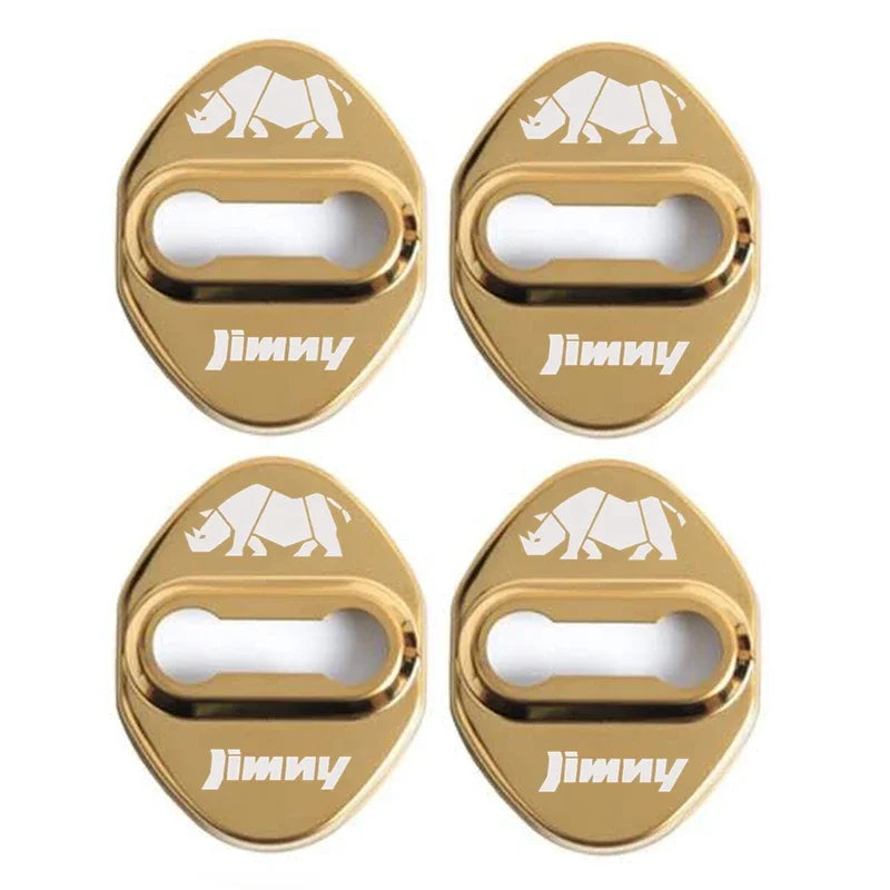 Car Door Lock Anti-rust Cover Badge Decoration for Suzuki Jimny JB64 JB64W JB74 JB74W 2018-2022 Protection Stickers Accessories