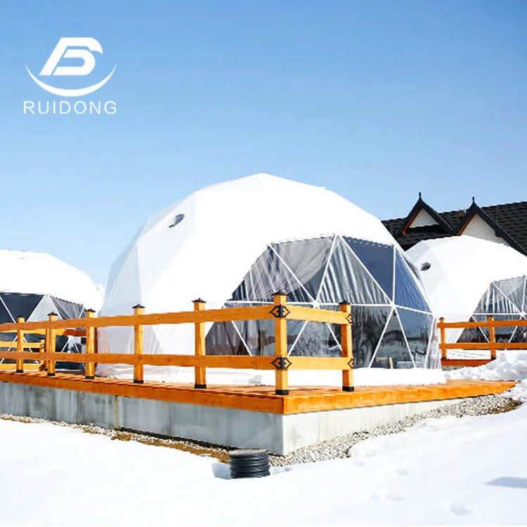 RUIDONG - Waterproof PVC Dome tent. Quick to install.