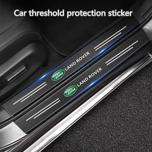 Car Carbon Fibre 3D Door Strip. Luminous Fluorescent.