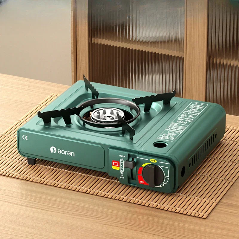 Camping Stove Gas Portable Windbreak Foldable