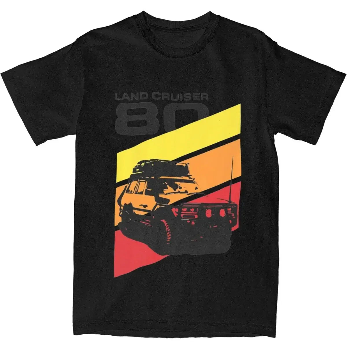 Original Limited Edition Land Cruiser 80 Off Road Tee Shirt Short Sleeve