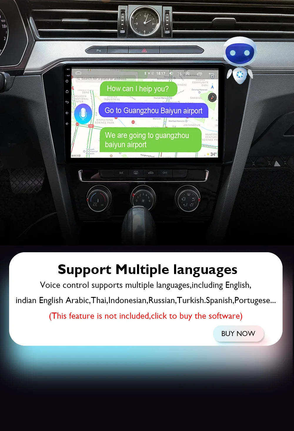 Android 15 Car Radio For VW Volkswagen Caravelle 6 T6 2015 - 2020 4G QLED