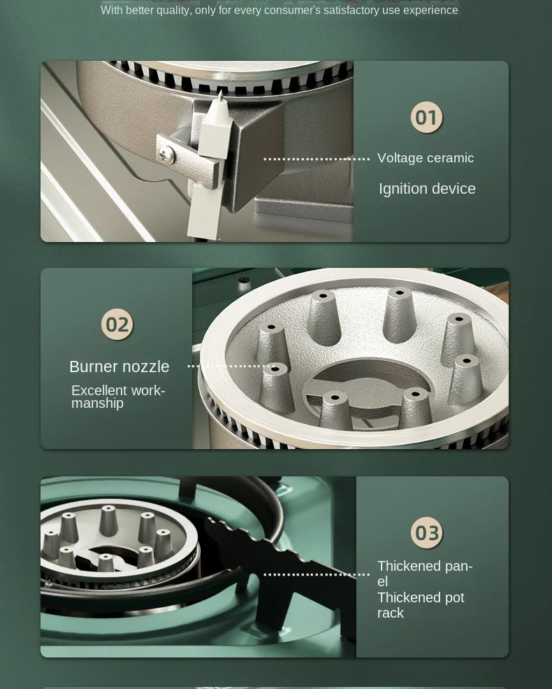 Camping Stove Gas Portable Windbreak Foldable