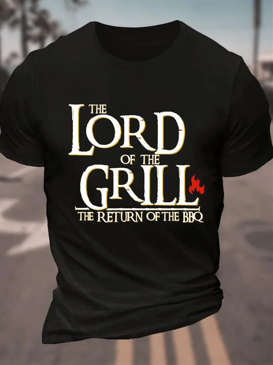 Lord Of The Grill The Return Of The BBQ - 100% Cotton