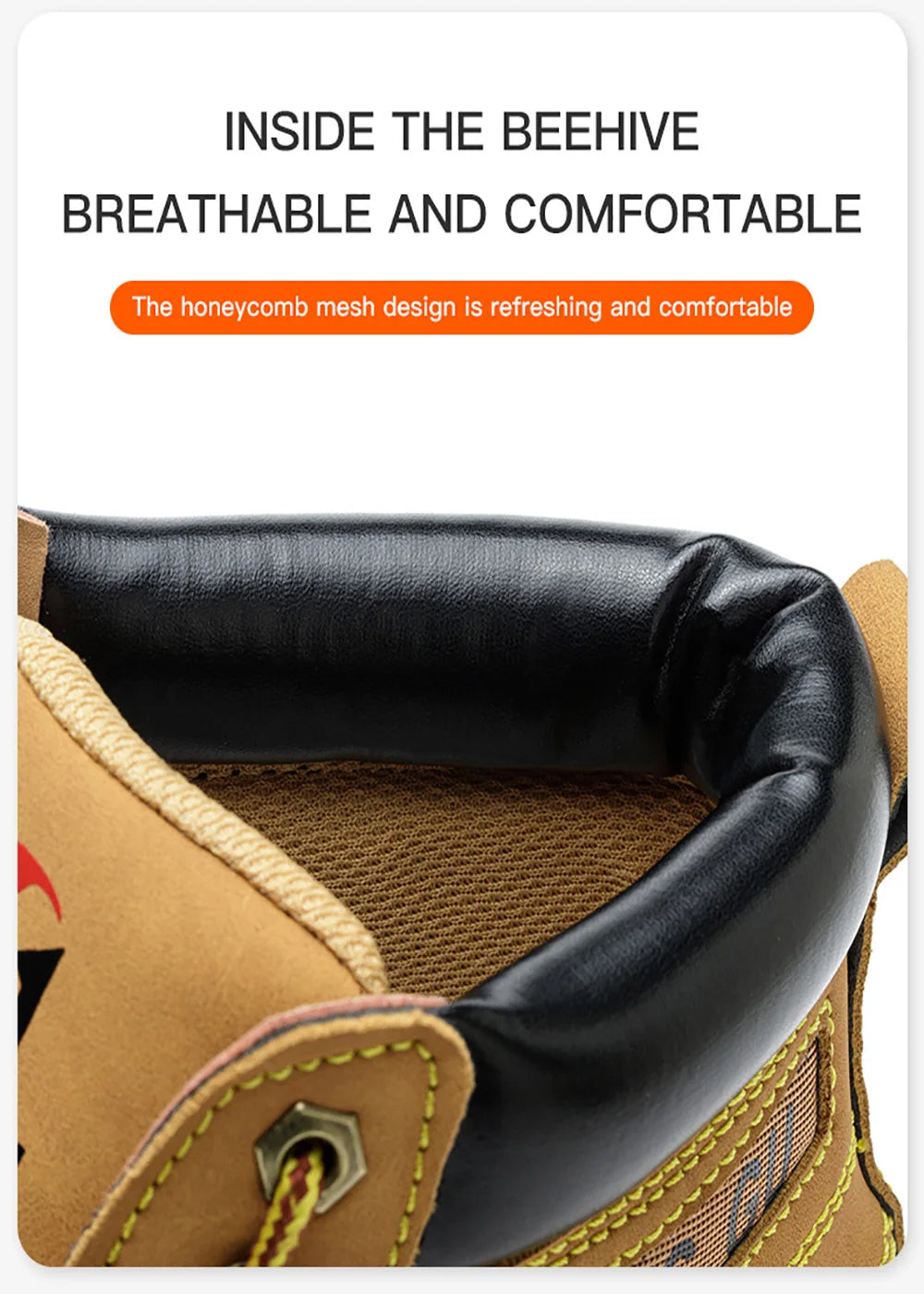 Waterproof Non-slip Boots - Leather Suede with anti-smash