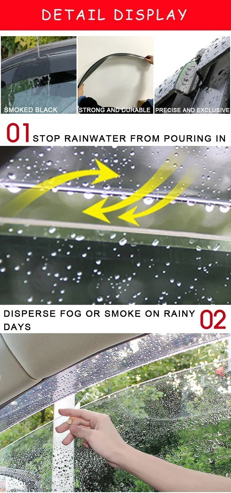 Window Visor for SUZUKI JIMNY 1998-2018