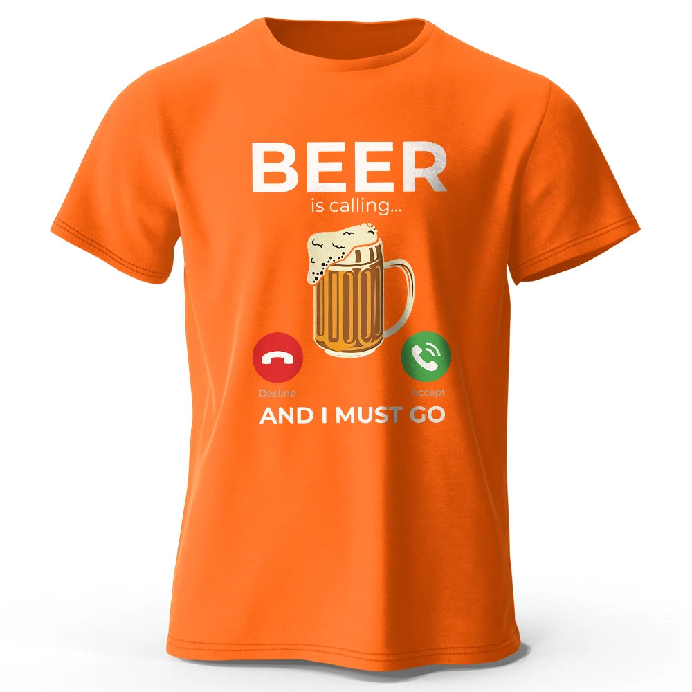 "Beer Is Calling I Must Go" DTF TShirt