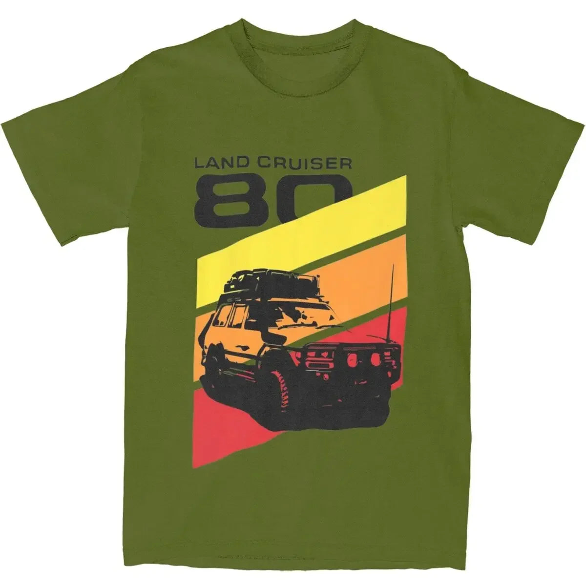 Original Limited Edition Land Cruiser 80 Off Road Tee Shirt Short Sleeve