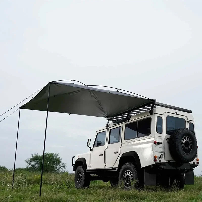 Universal Car Side Canopy Awning Aluminum 270*240cm Rear Tarp