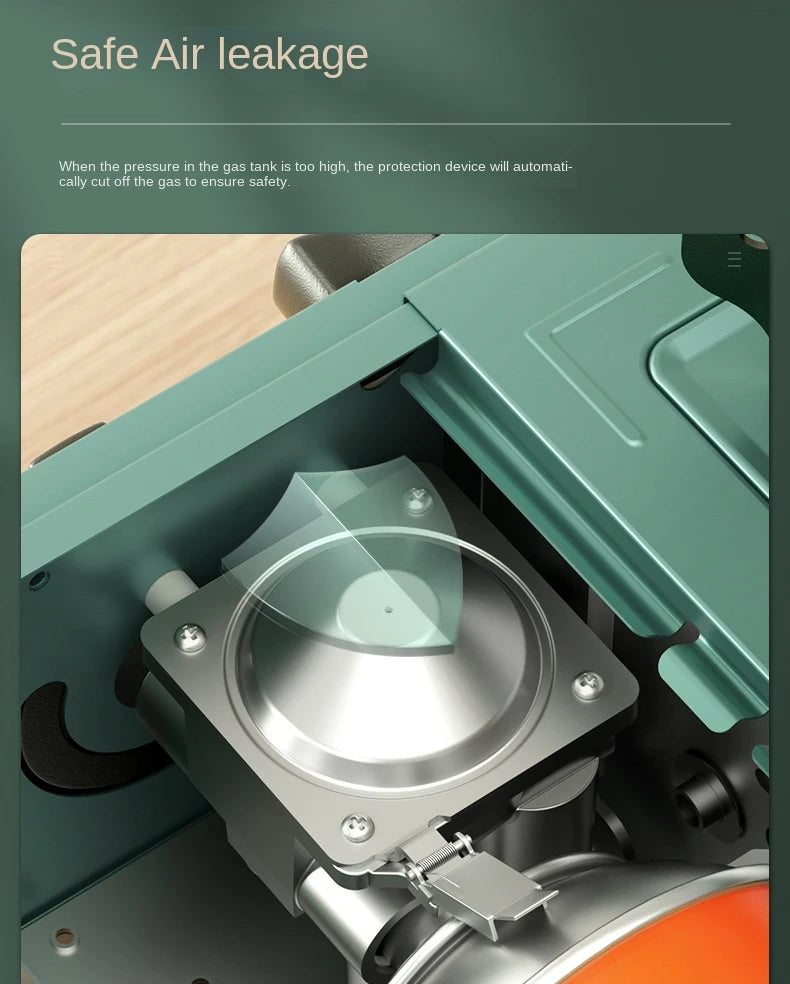 Camping Stove Gas Portable Windbreak Foldable