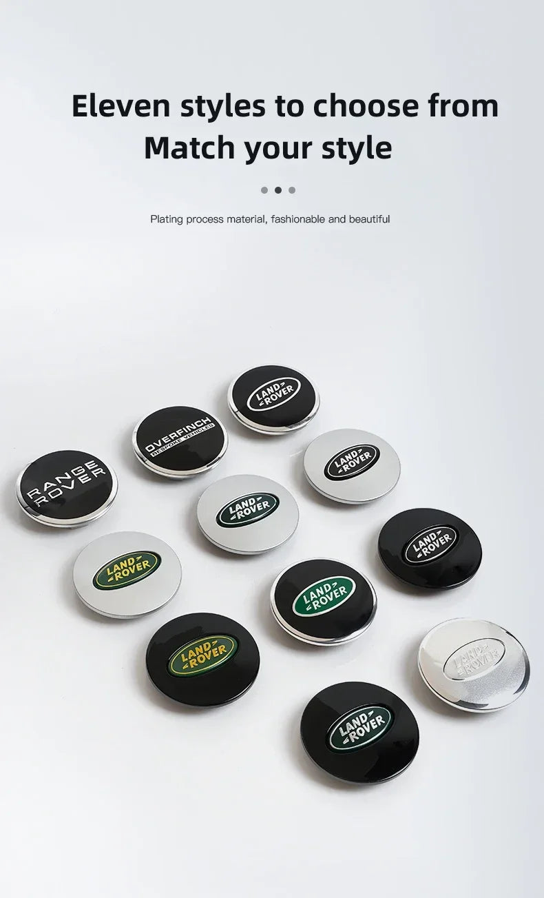 Land Rover Hub Cap Car Logo Center Cap High Quality Accessories For Land Rover Range Rover Evoque Velar