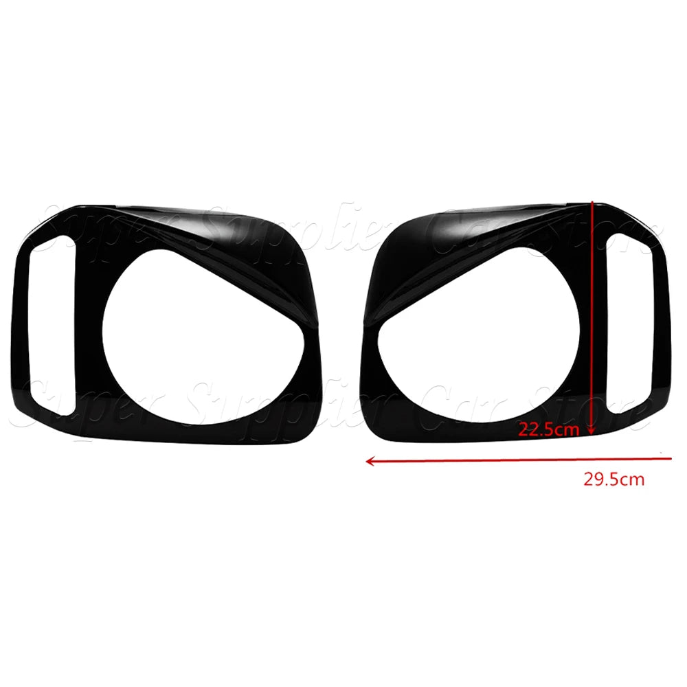 New For Suzuki Jimny 2007- 2017 Car Front Headlight Lamp Cover Trim Decor Angry Eyes