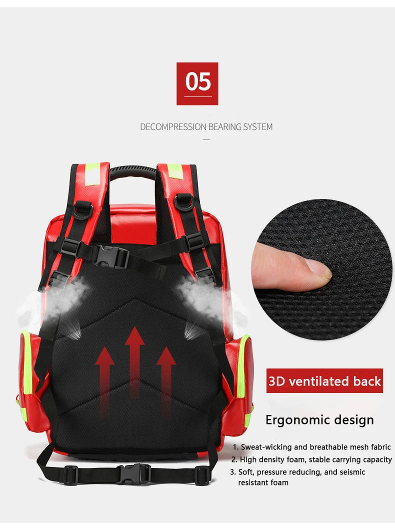 First Aid Kits Emergency Rescue Backpacks Large Capacity
