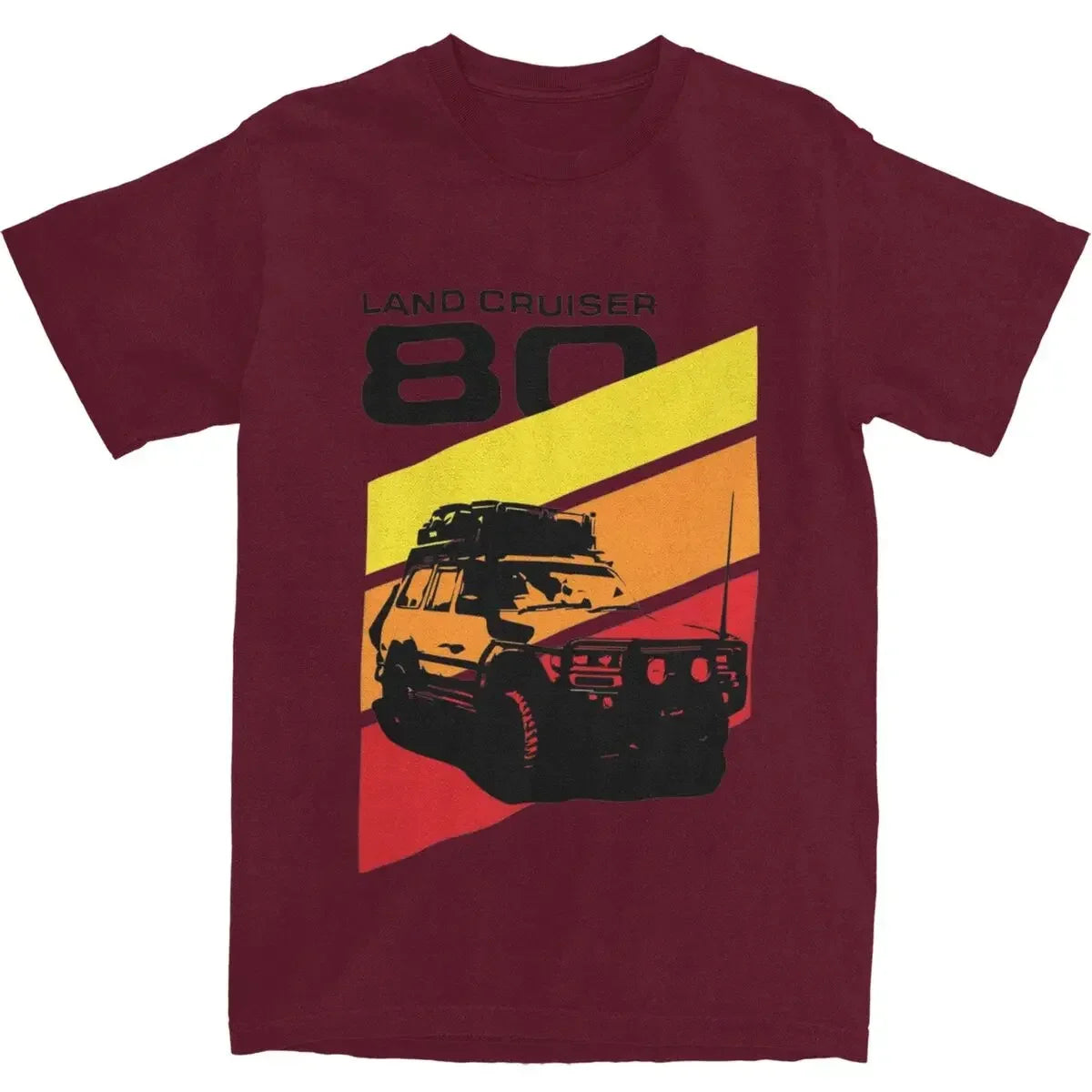 Original Limited Edition Land Cruiser 80 Off Road Tee Shirt Short Sleeve