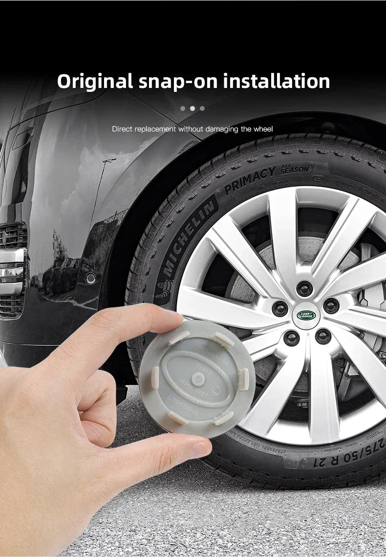 Land Rover Hub Cap Car Logo Center Cap High Quality Accessories For Land Rover Range Rover Evoque Velar
