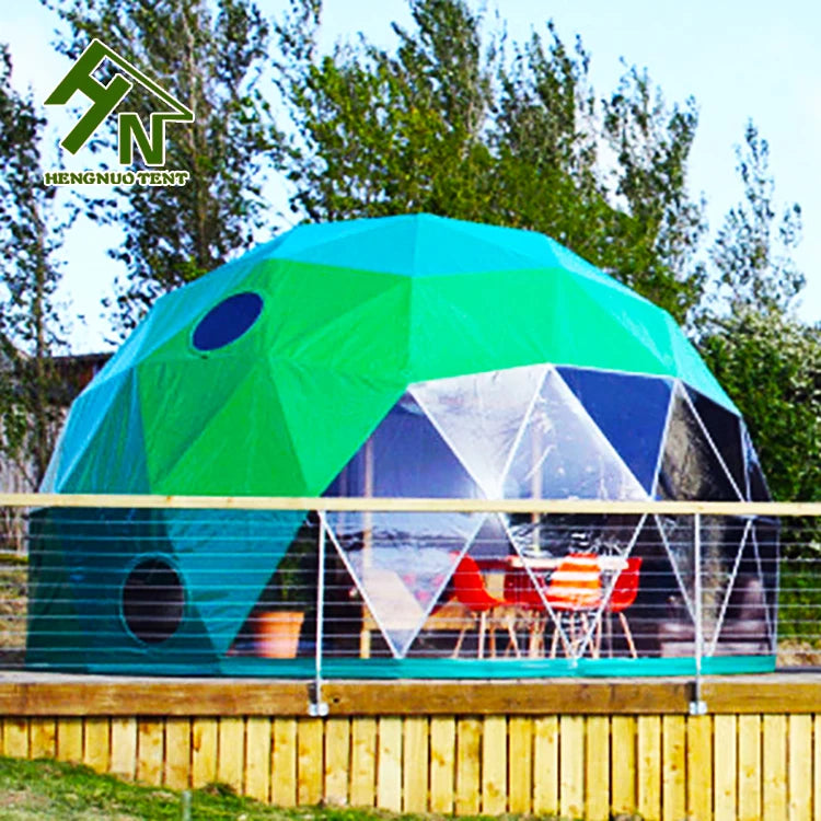 RUIDONG - Waterproof PVC Dome tent. Quick to install.