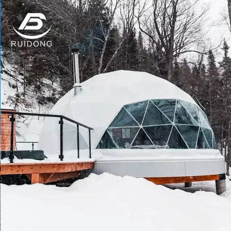 RUIDONG - Waterproof PVC Dome tent. Quick to install.