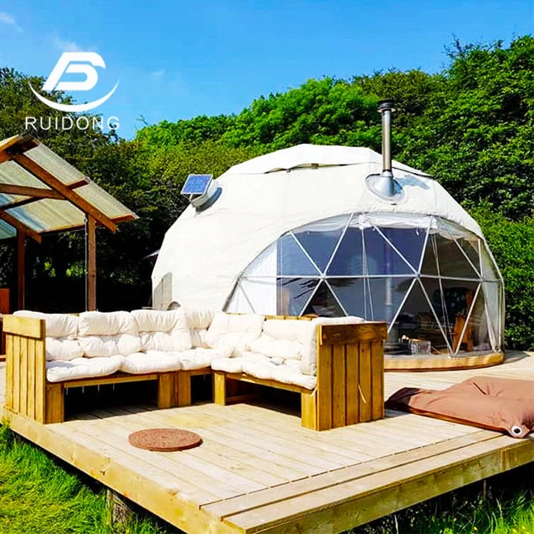 RUIDONG - Waterproof PVC Dome tent. Quick to install.