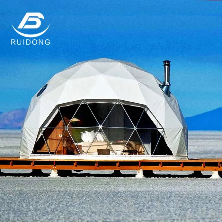 RUIDONG - Waterproof PVC Dome tent. Quick to install.