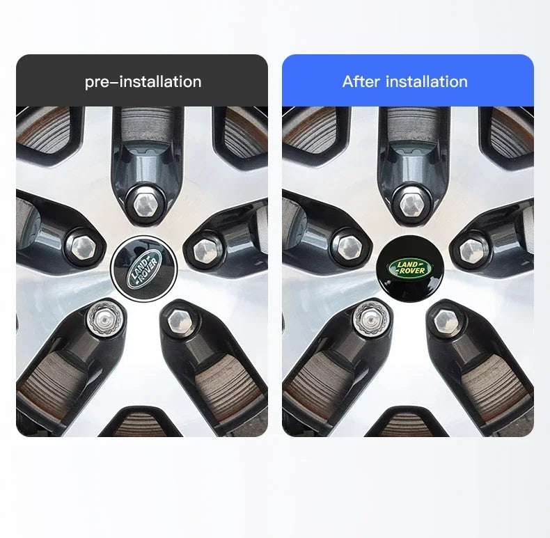 Land Rover Hub Cap Car Logo Center Cap High Quality Accessories For Land Rover Range Rover Evoque Velar
