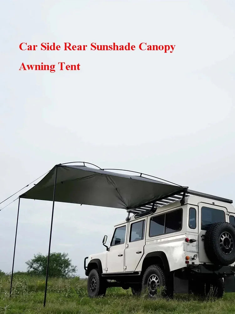 Universal Car Side Canopy Awning Aluminum 270*240cm Rear Tarp