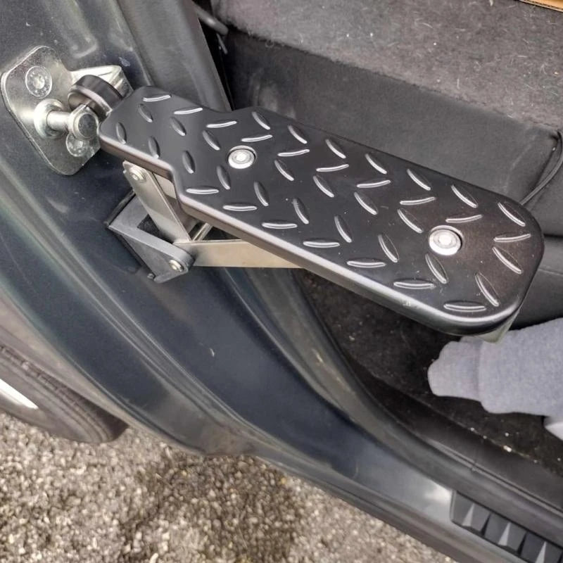 Foldable Car Door Step for Roof Access - 7 Adjustable Positions.