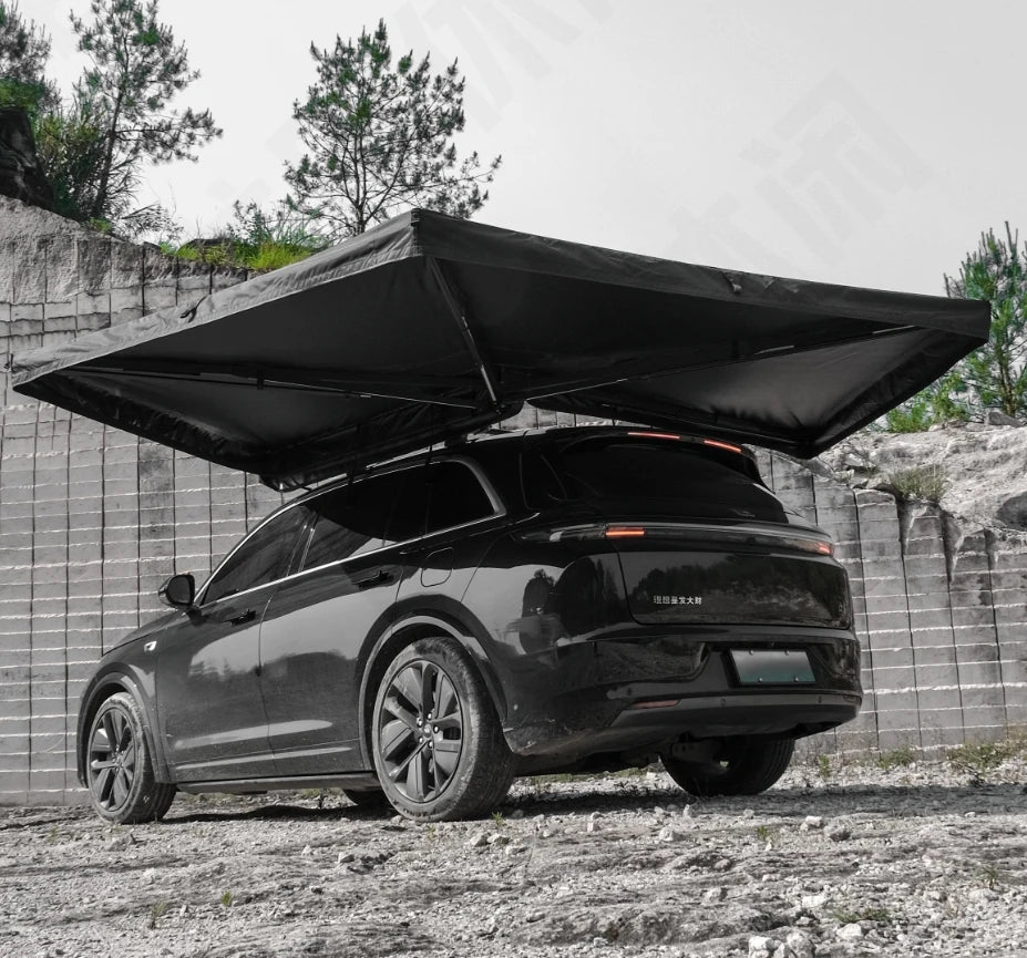 270 Degree Car Awning Tent,With LED Light,Waterproof.