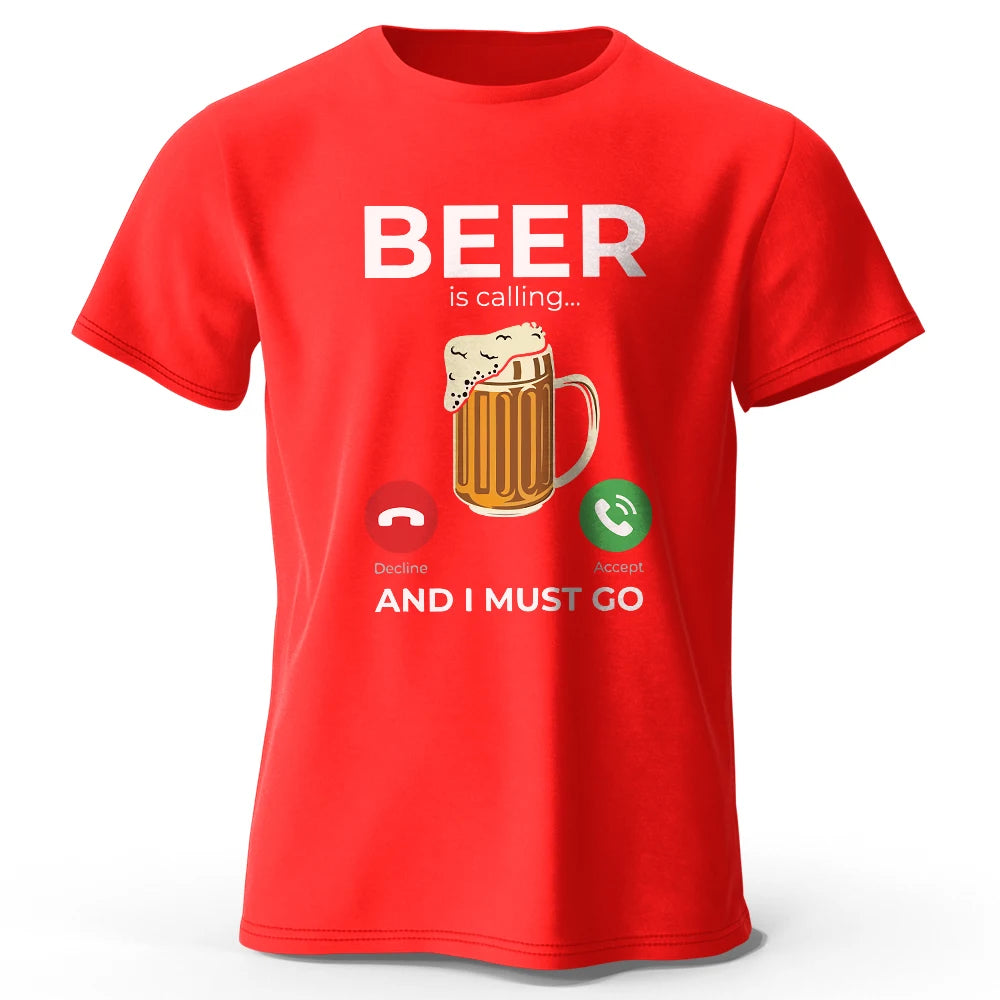 "Beer Is Calling I Must Go" DTF TShirt