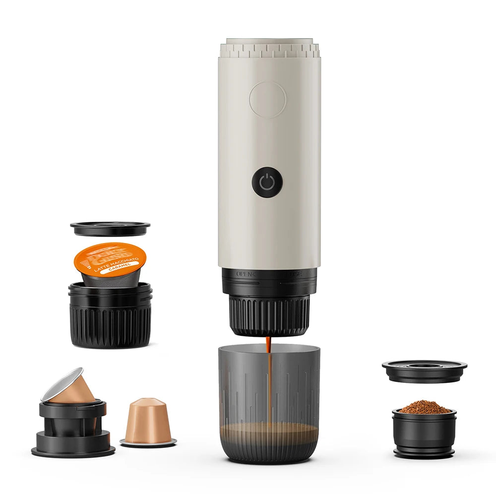 Capadeli Portable Espresso/Nespresso/Dolce Gusto, Italian Design Coffee Machine.