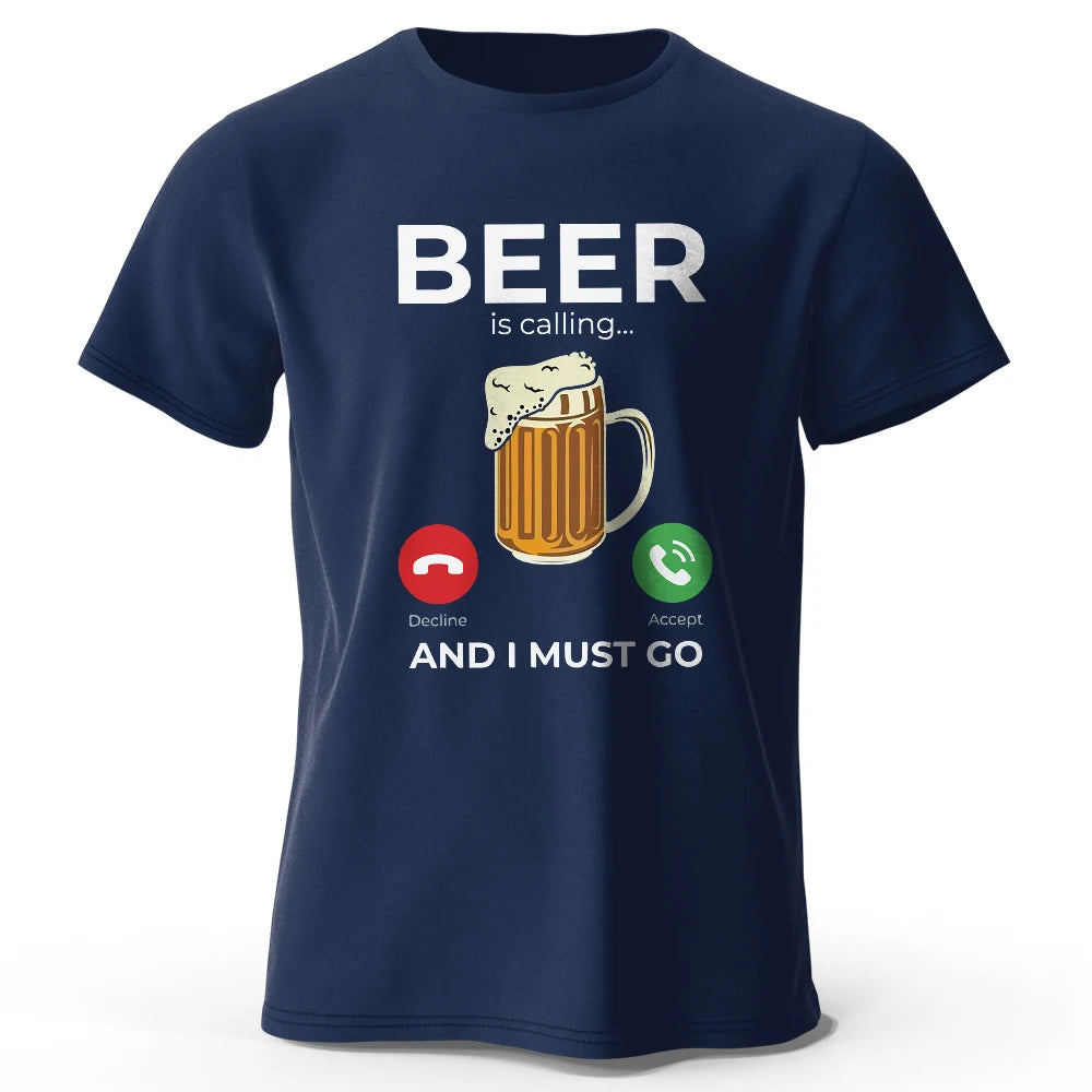 "Beer Is Calling I Must Go" DTF TShirt