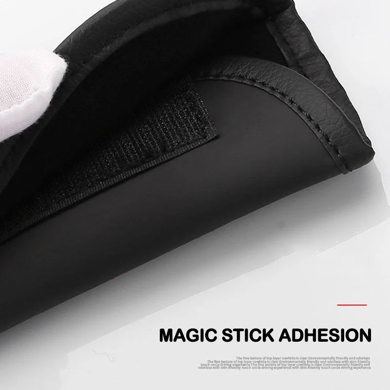 2Pcs Car Accessories for Suzuki Jimny Emblem 2015-2021 Leather Seat Belt Shoulder Cover Protection