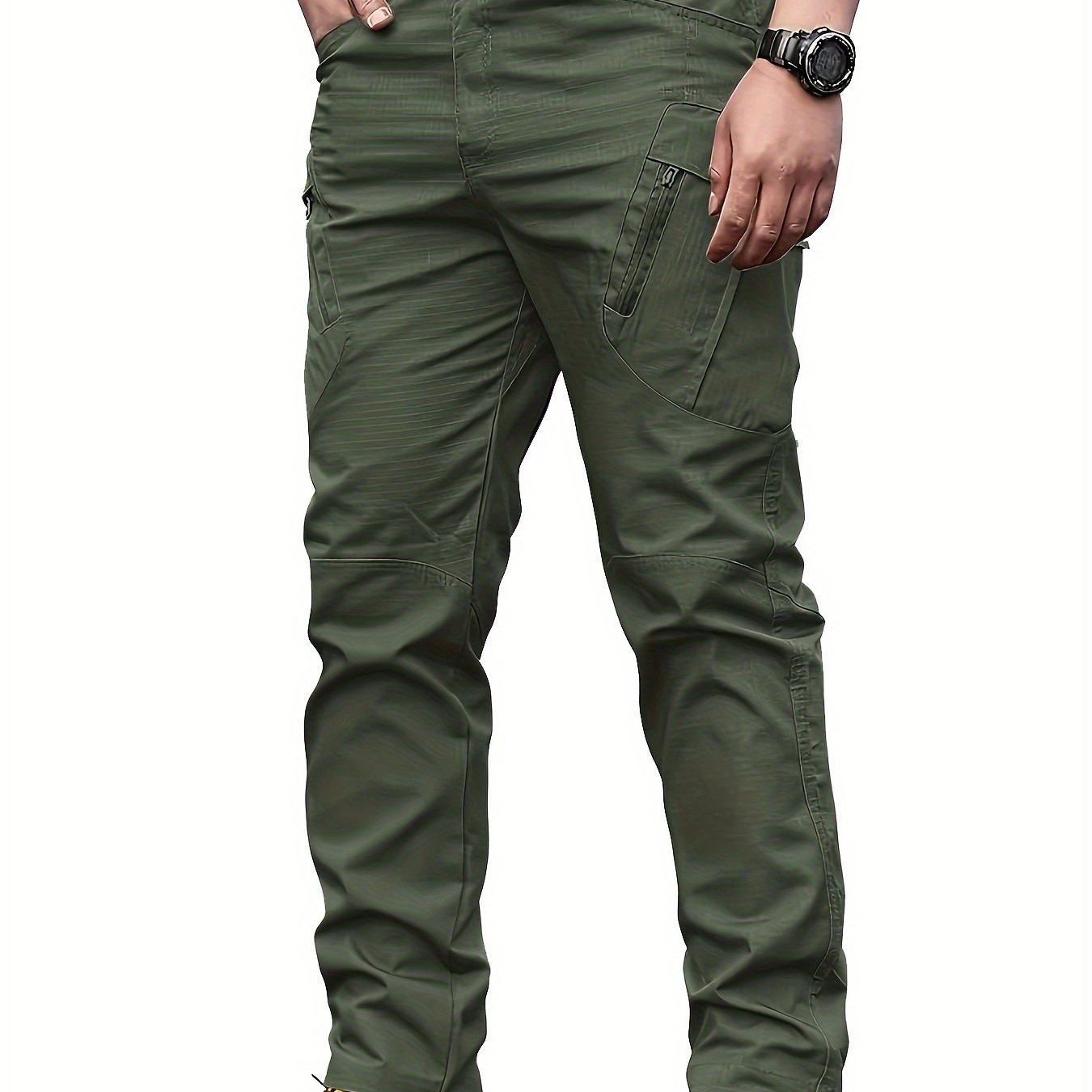 Men's Tactical and Outdoor Military Pants Without Belt.