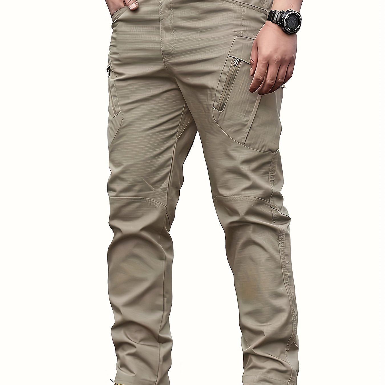 Men's Tactical and Outdoor Military Pants Without Belt.