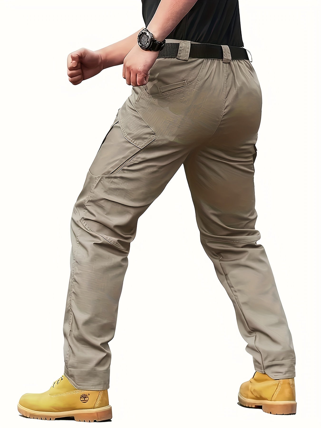 Men's Tactical and Outdoor Military Pants Without Belt.