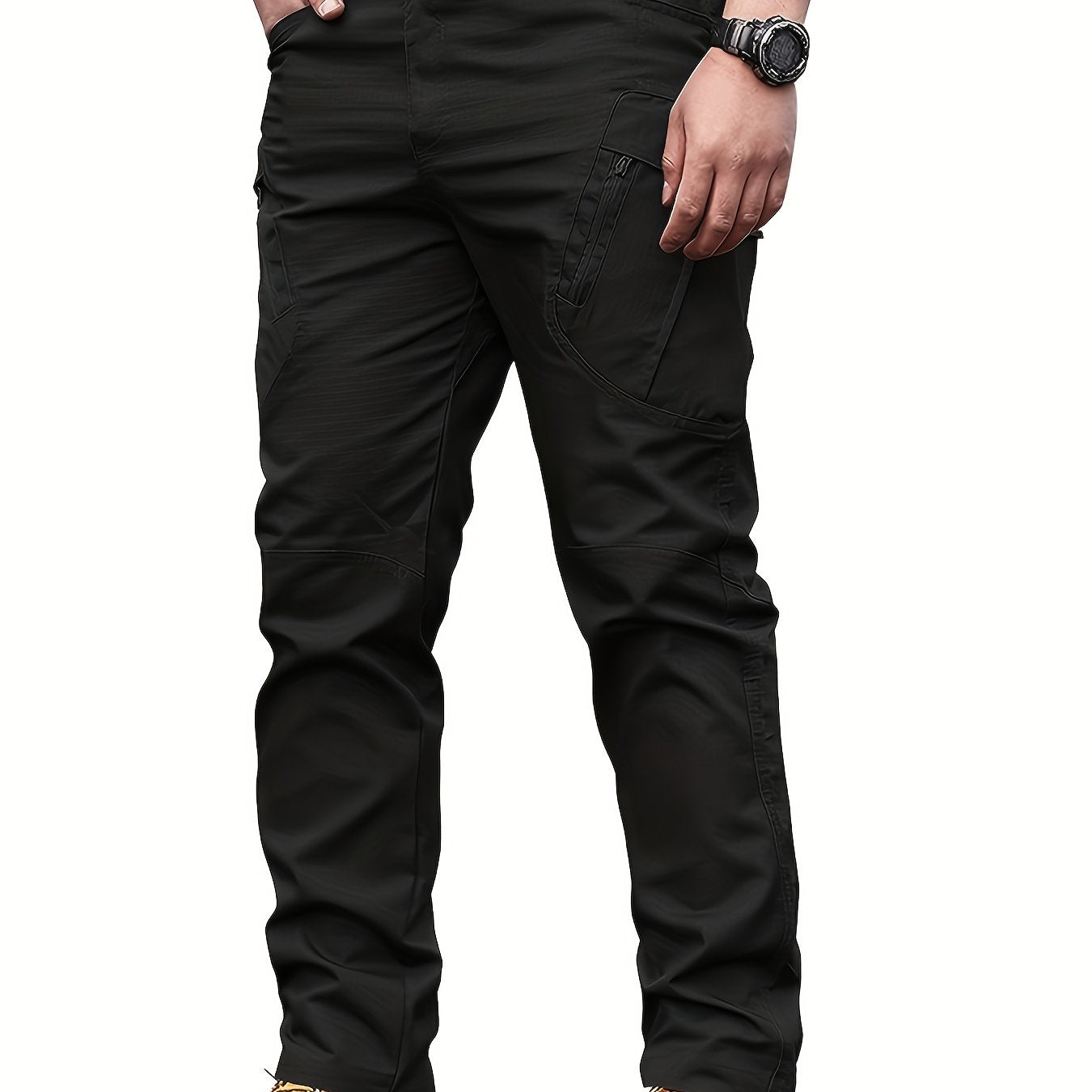 Men's Tactical and Outdoor Military Pants Without Belt.
