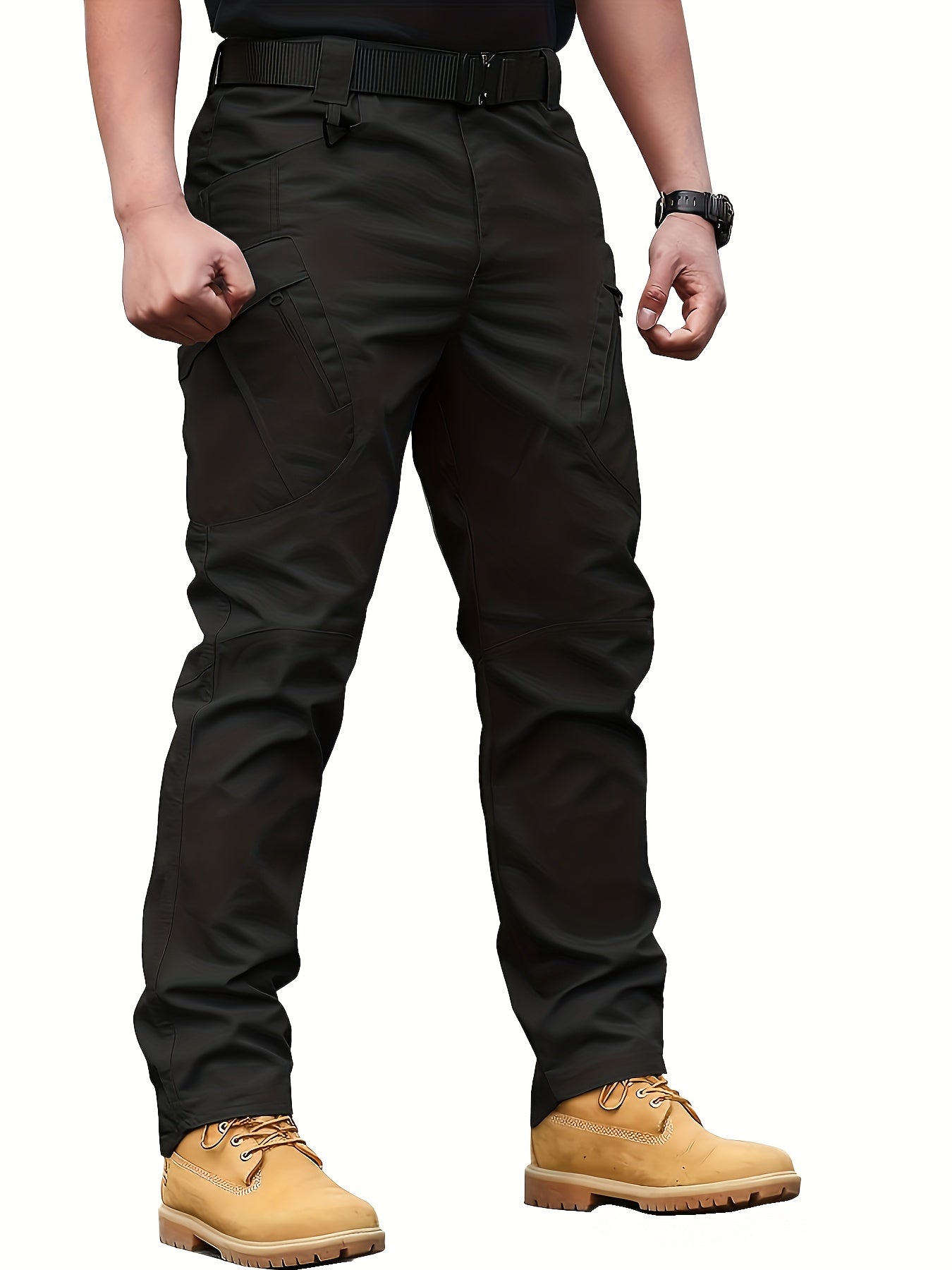 Men's Tactical and Outdoor Military Pants Without Belt.