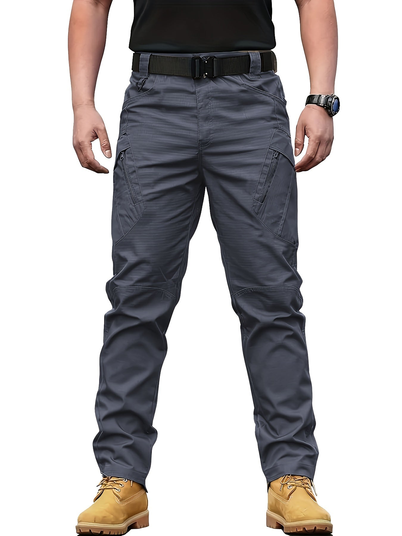 Men's Tactical and Outdoor Military Pants Without Belt.