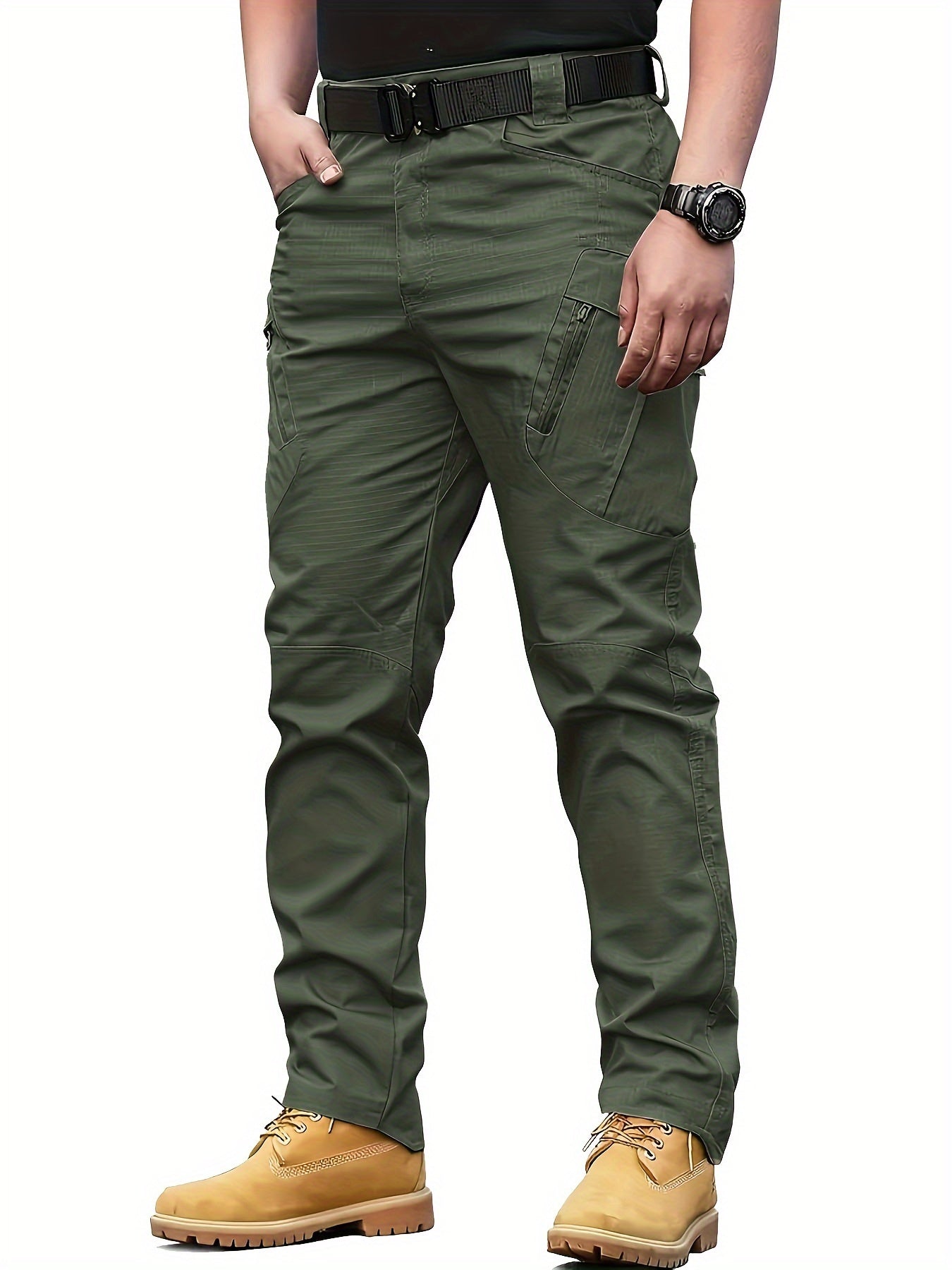 Men's Tactical and Outdoor Military Pants Without Belt.