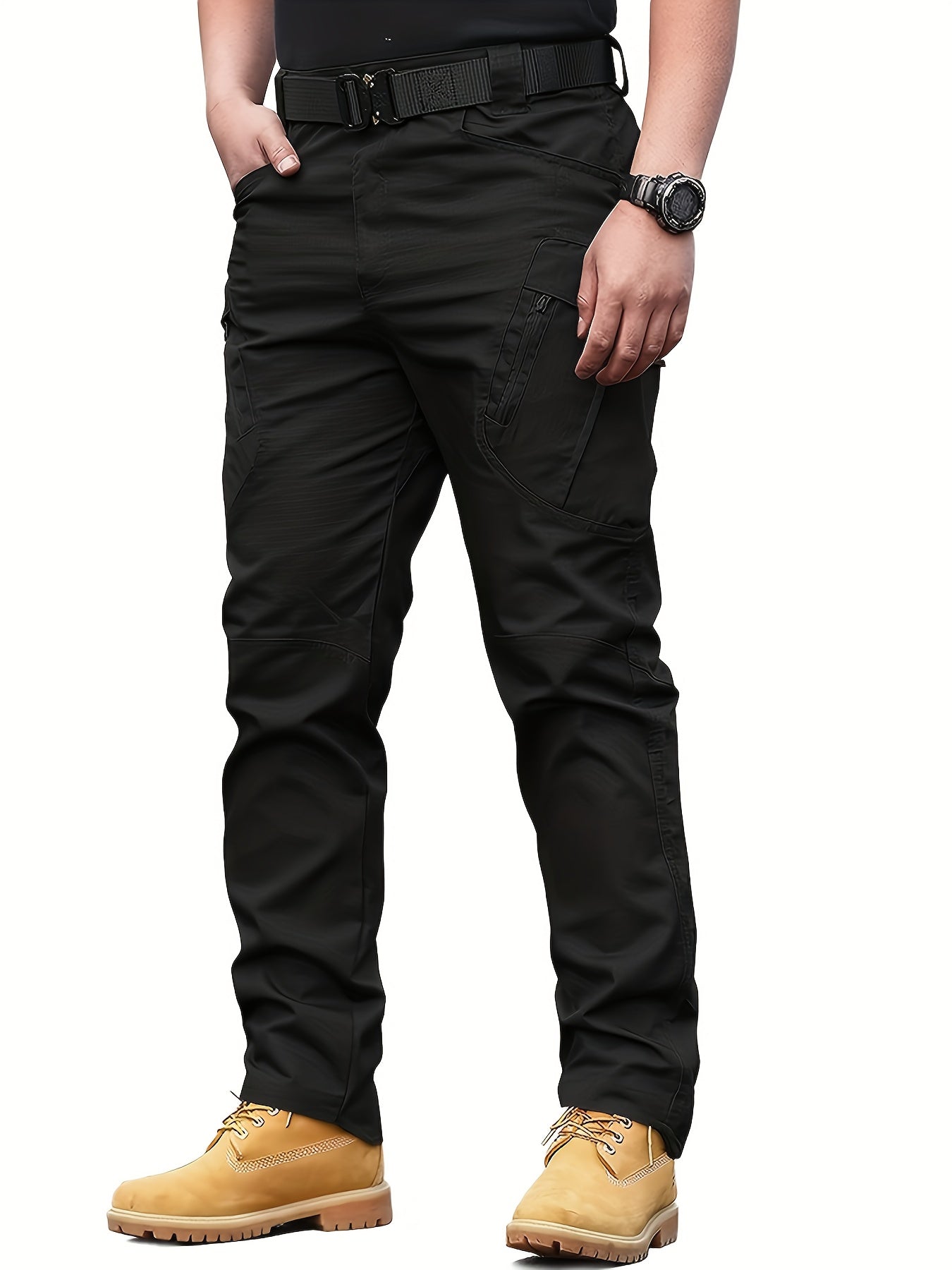 Men's Tactical and Outdoor Military Pants Without Belt.