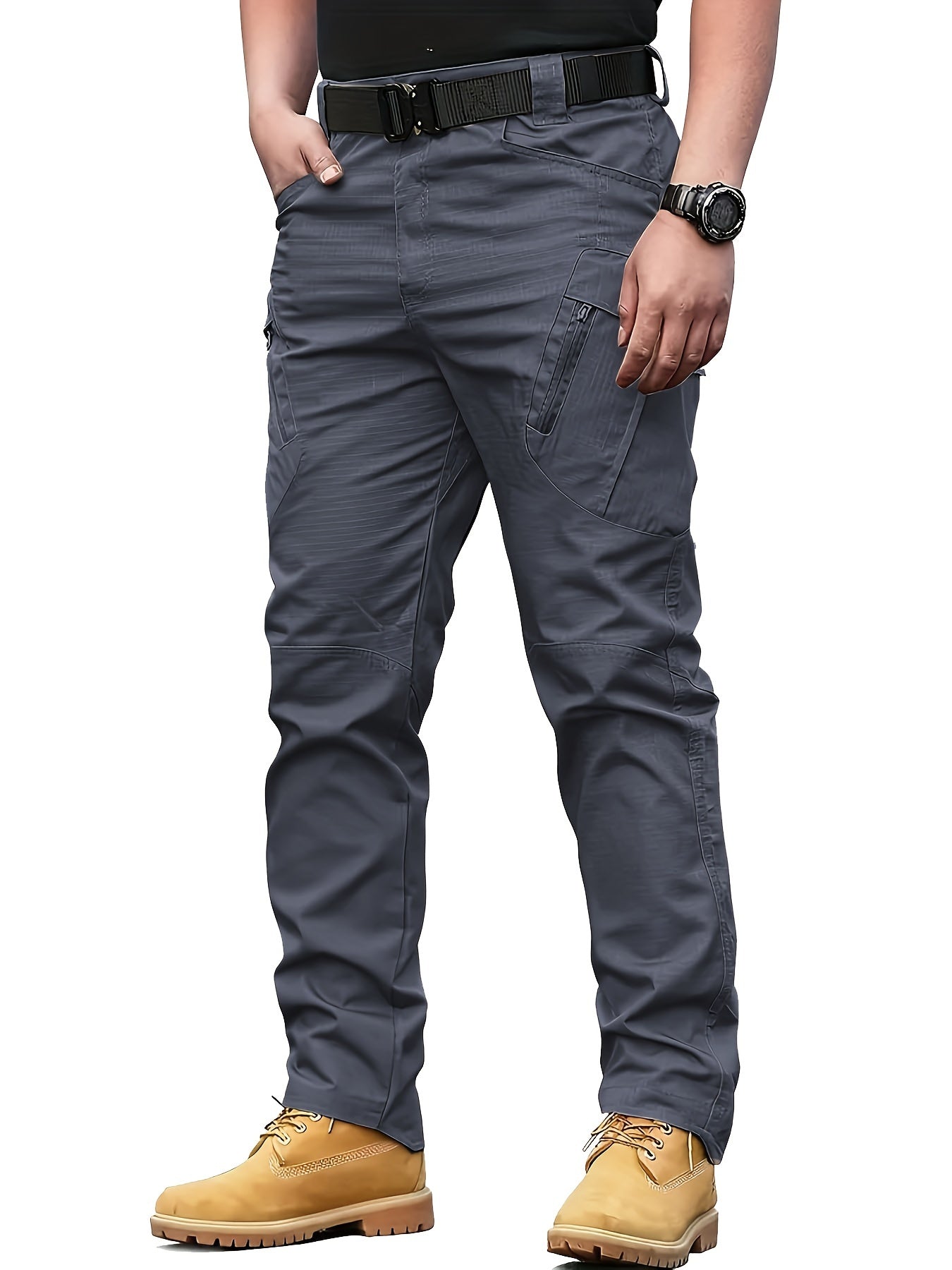 Men's Tactical and Outdoor Military Pants Without Belt.